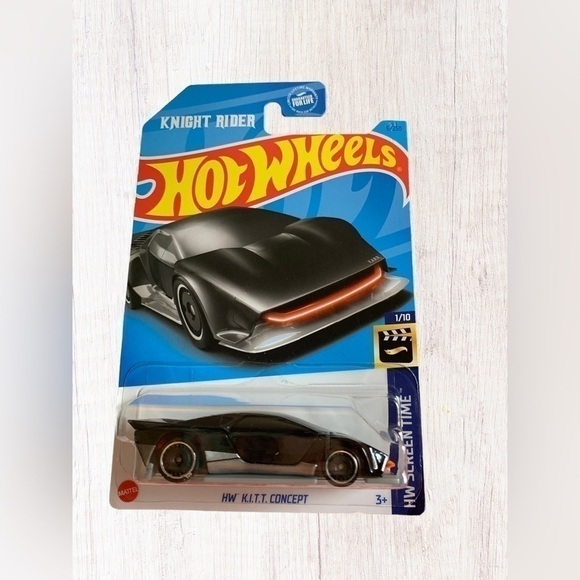 Mattel Hot Wheels Knight Rider HW K.I.T.T. Concept (Black) 2023 HW Screen Time - Picture 3 of 16